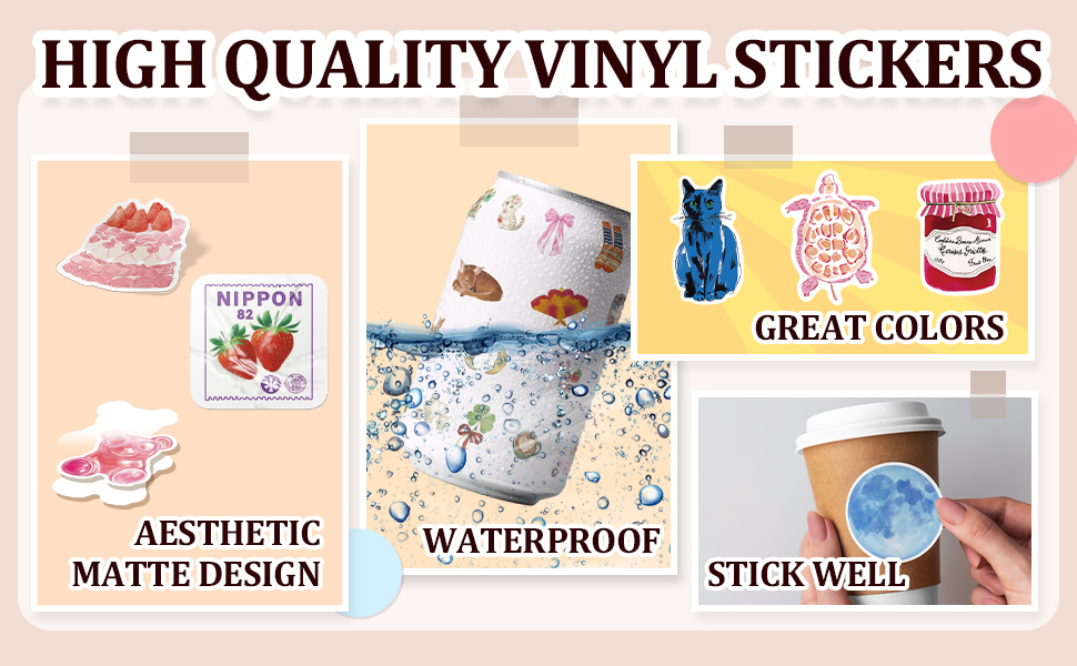  Y2K Aesthetic Stickers, Coquette Girl Aesthetic Stickers