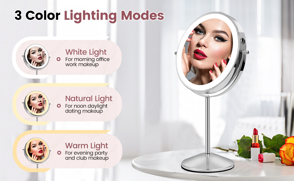 3 Color Lighting Modes