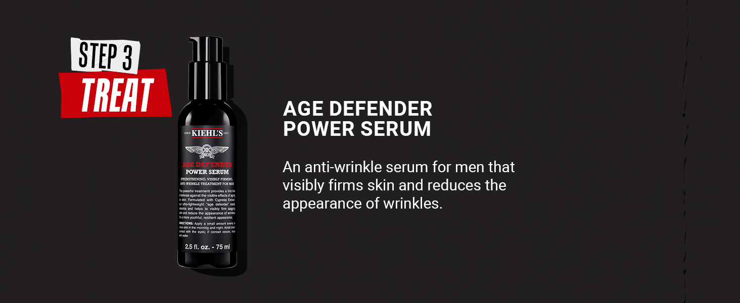 age defender power facial serum face wrinkles anti aging firms skin