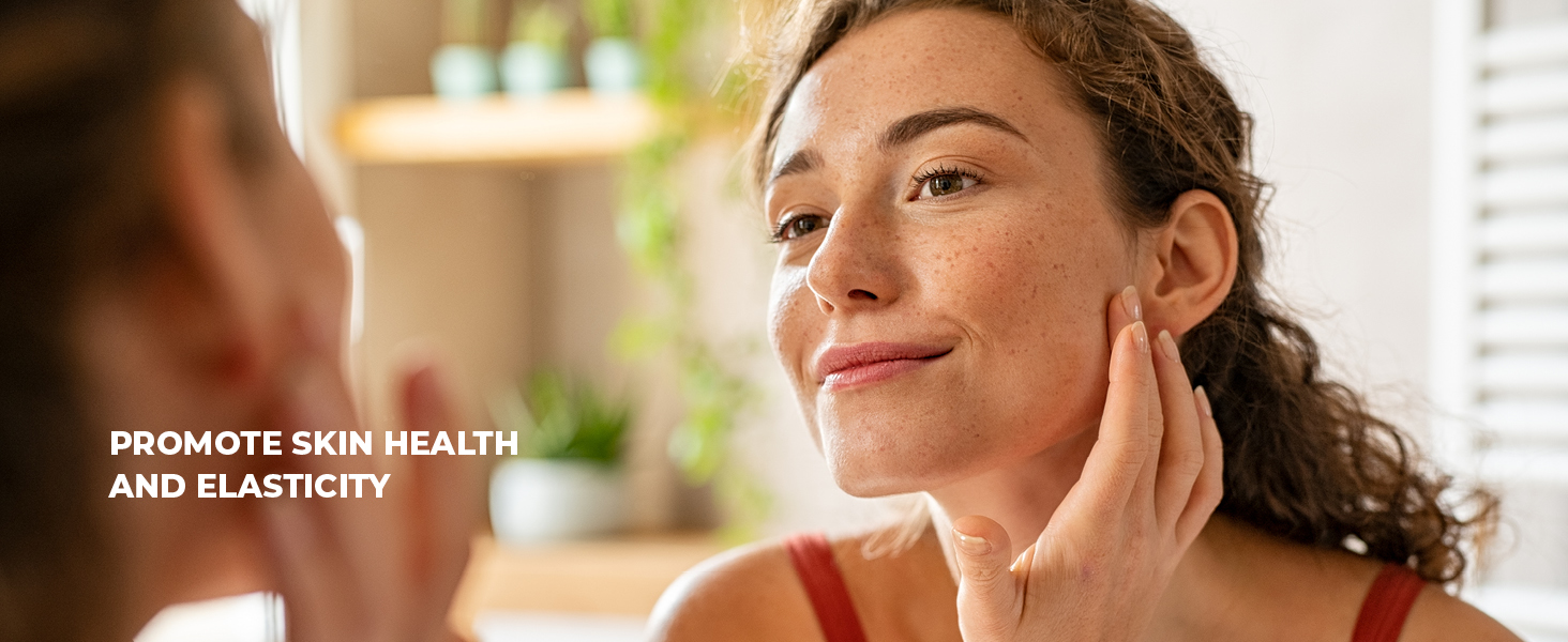 Collagen type three III 3 promotes skin health and elasticity with hyaluronic acid