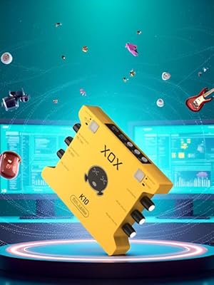 Amazon.com: XOX K10 15TH live streaming audio interface for