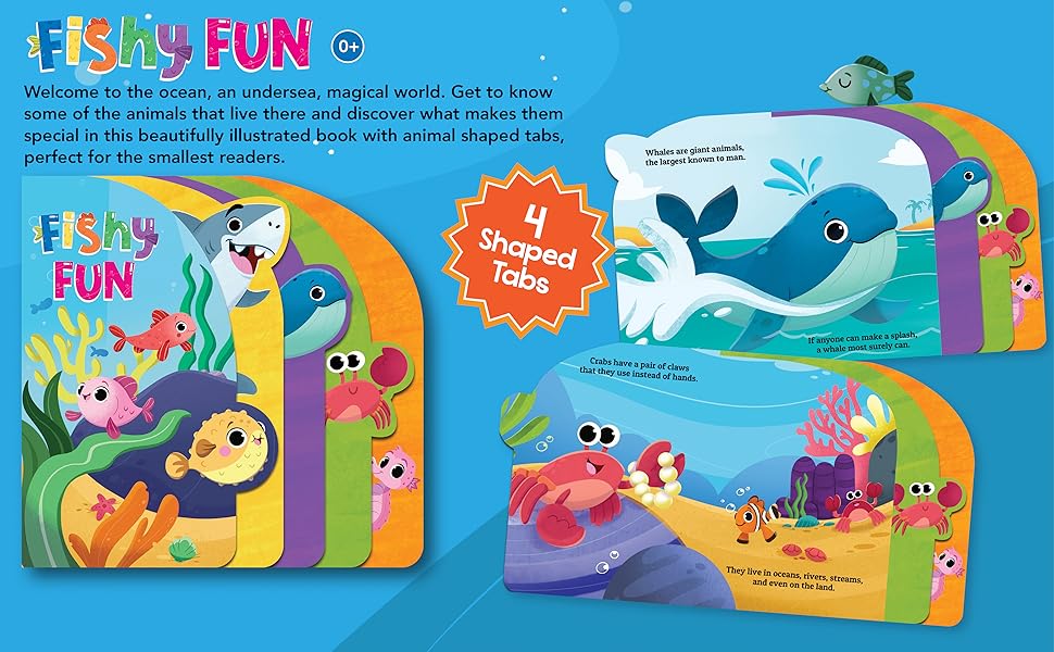 Amazon.com: Little Hippo Books Fishy Fun - Children's Board Book with