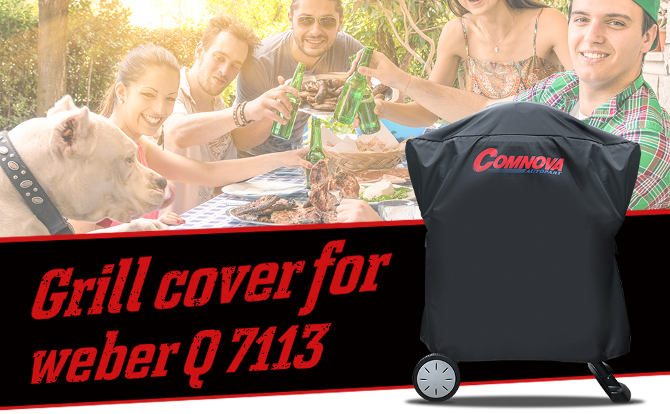 Comnova Grill Cover for er Q Series Grill on Cart 7113 BBQ Cover for er