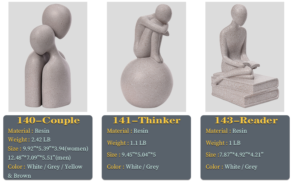 abstract sculptures home decor