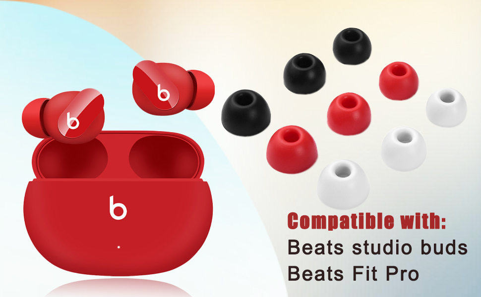 Earbuds Tips for Beats Studio Buds Ear Tips Silicone Beats