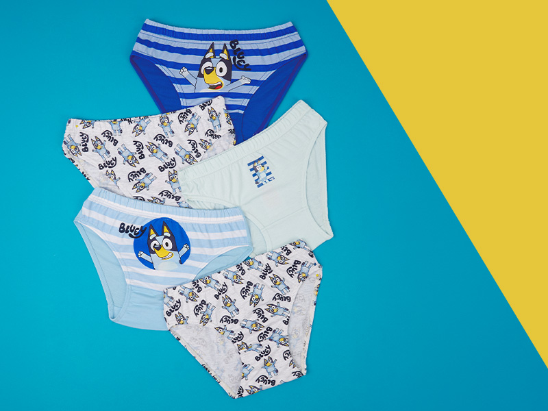 Bluey Boys Briefs, Comfortable Soft Breathable Underwear