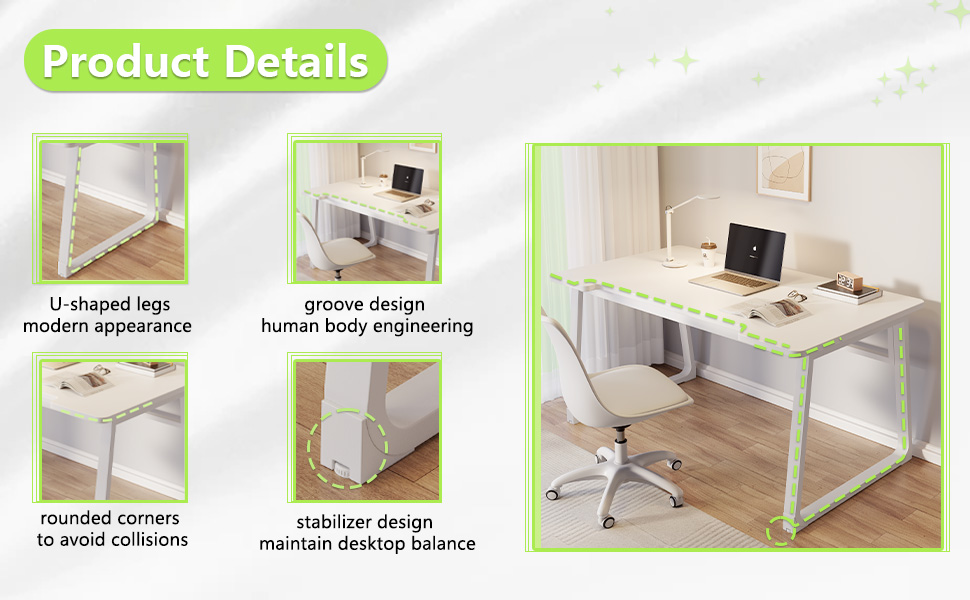 HDOFM Computer Desk,31.5 Inch Small Office Desk for Bedroom