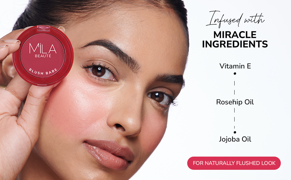 Blush for face makeup 
