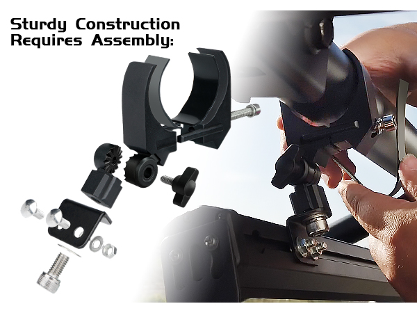 UTV Roll Bar Clamp Tube Roll Cage Clamps Mount UTV