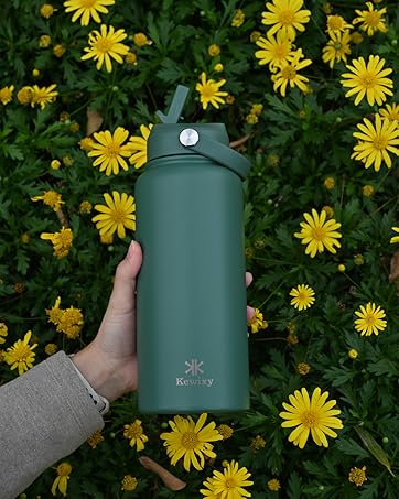 32 oz Insulated Water Bottle green