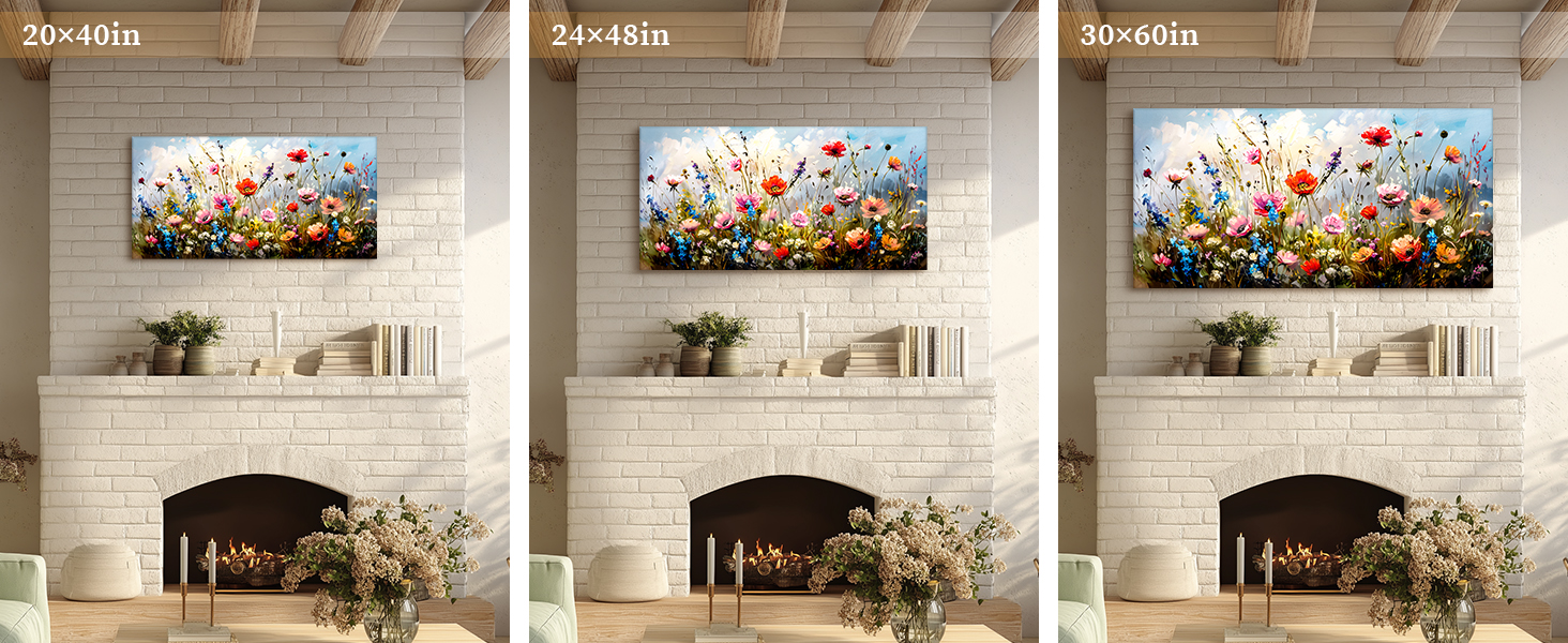 flower art wall decor