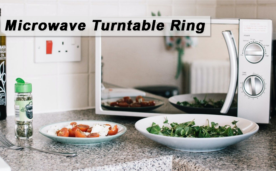 WAFJAMF 7'' Microwave Turntable Ring, Microwave Oven Tray