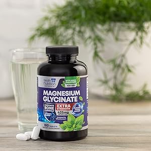425 mg Chelated Magnesium Glycinate