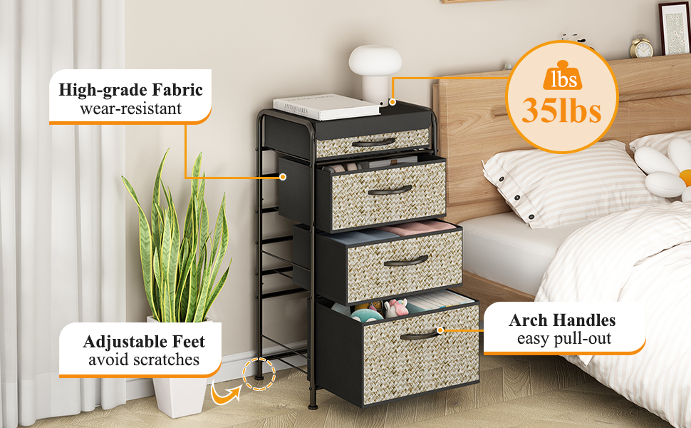 4 drawer dresser