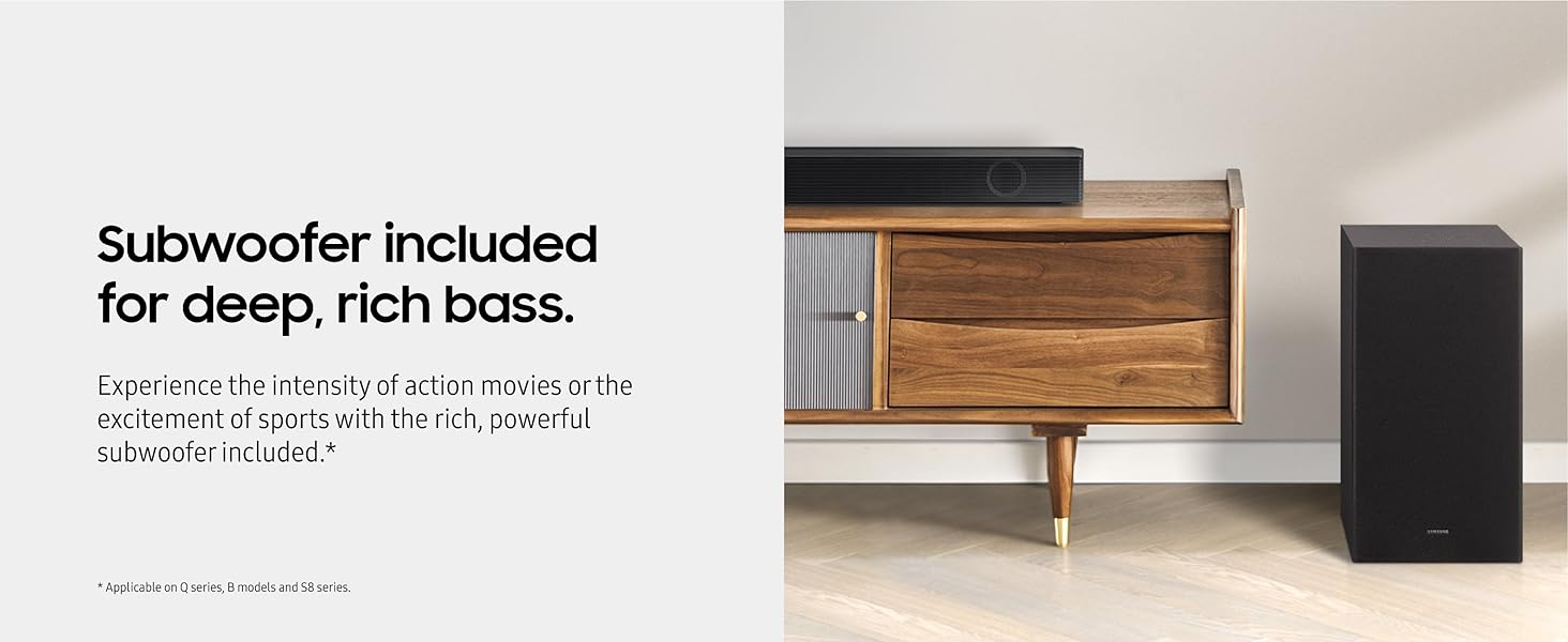 SAMSUNG HWB57C BSeries 4.1ch Soundbar w/Dolby Audio/DTS