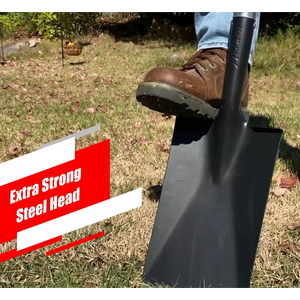 AshmanOnline Ashman Spade Shovel (6 Pack) – 41 Inches Long D Handle Grip – The Single Shovel Weighs 2.2 Pounds And Has A Durable Handle – Premium Quality Multipurpose Orange Spade Shovel With Strong Build. Garden Tools 25 Ashman Spade Shovel