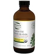 ST FRANCIS HERB FARM Castor Oil (250ml) Premium Hair, Skin, and Nail Care (1 Bottle) Certified Or...