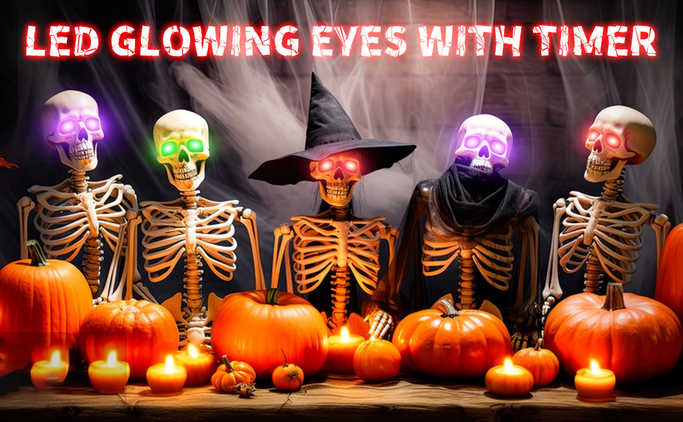 Led Glowing Eyes with Timer