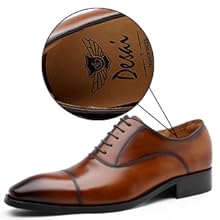 Herren Businessschuhe Klassischer Schnürhalbschuhe Anzugschuhe Echtleder Oxford Brogue Hochzeit