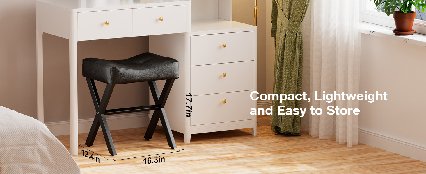 small chair under desk