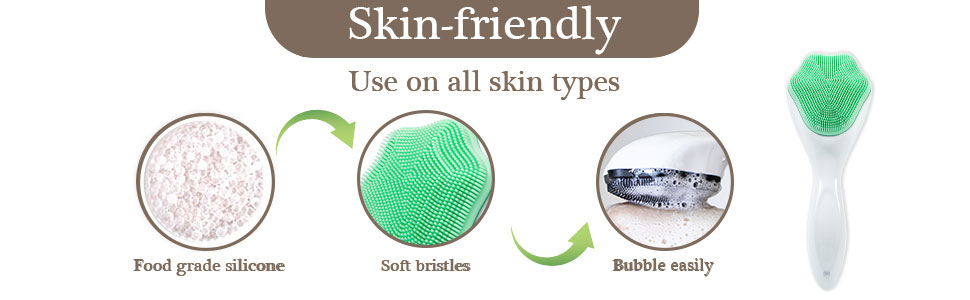 silicone face scrubber