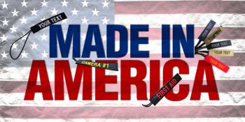 made in america luggage tag