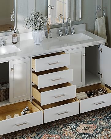 ARIEL 73 Inch Cambridge Bathroom Vanity