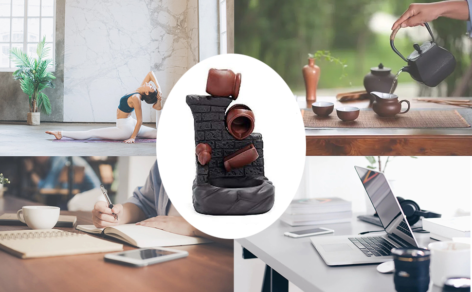 waterfall incense burner
