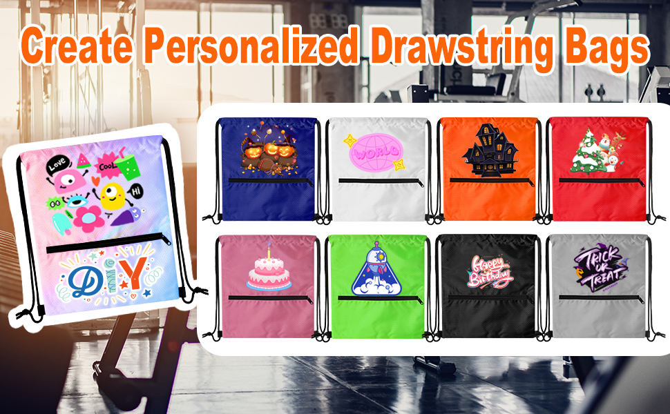 GoodtoU Gym Drawstring Bags, Waterproof Drawstring Bag