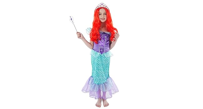 Mermaid Dress for Little Girls
