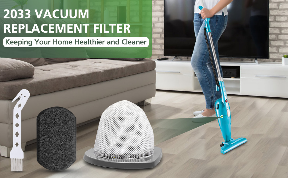 6 PACK 2033 Replacement Filter Compatible with Bissell