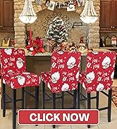 xmas bar stool covers