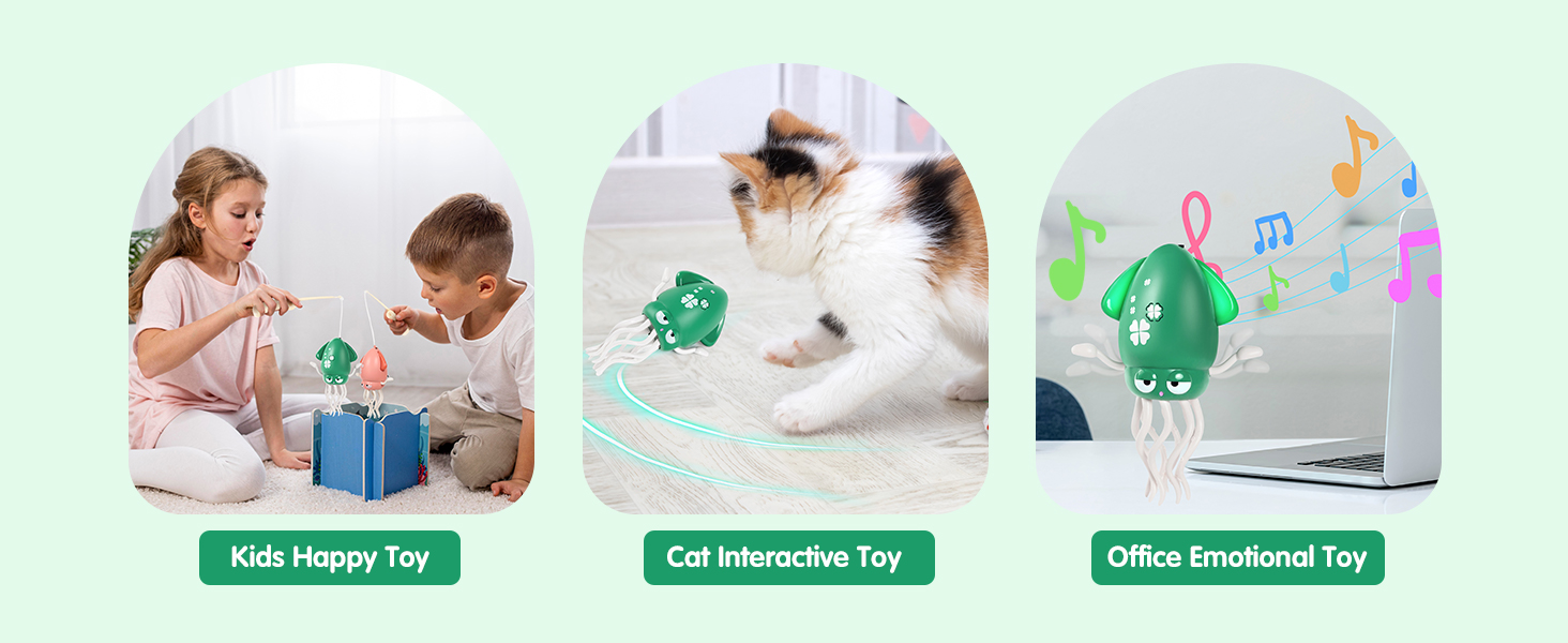 magical crawling octopus  interactive fun magical dancing toy tummy time toy