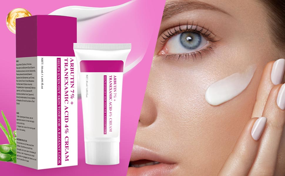 Arbutin 7% + Tranexamic Acid 4% Cream,50ml Moisturizing Face
