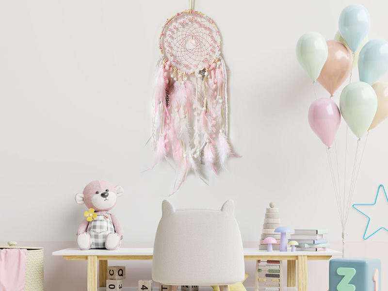 Amazon.com: SOYUZU Pink Dream Catcher Feather Dream Catchers