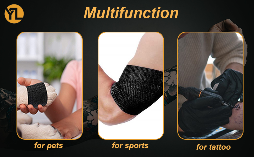 Grip Tape Wrap Yuelong 12Pcs Machine Tape Wrap 2in x 5