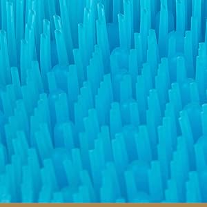 Gets a deeper clean with 100's of flexible scrubbing bristles