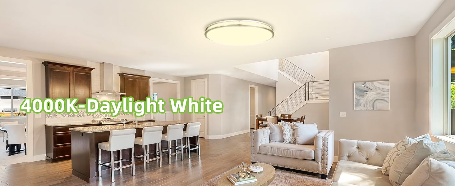 Flush Mount LED Ceiling Light Fixture
