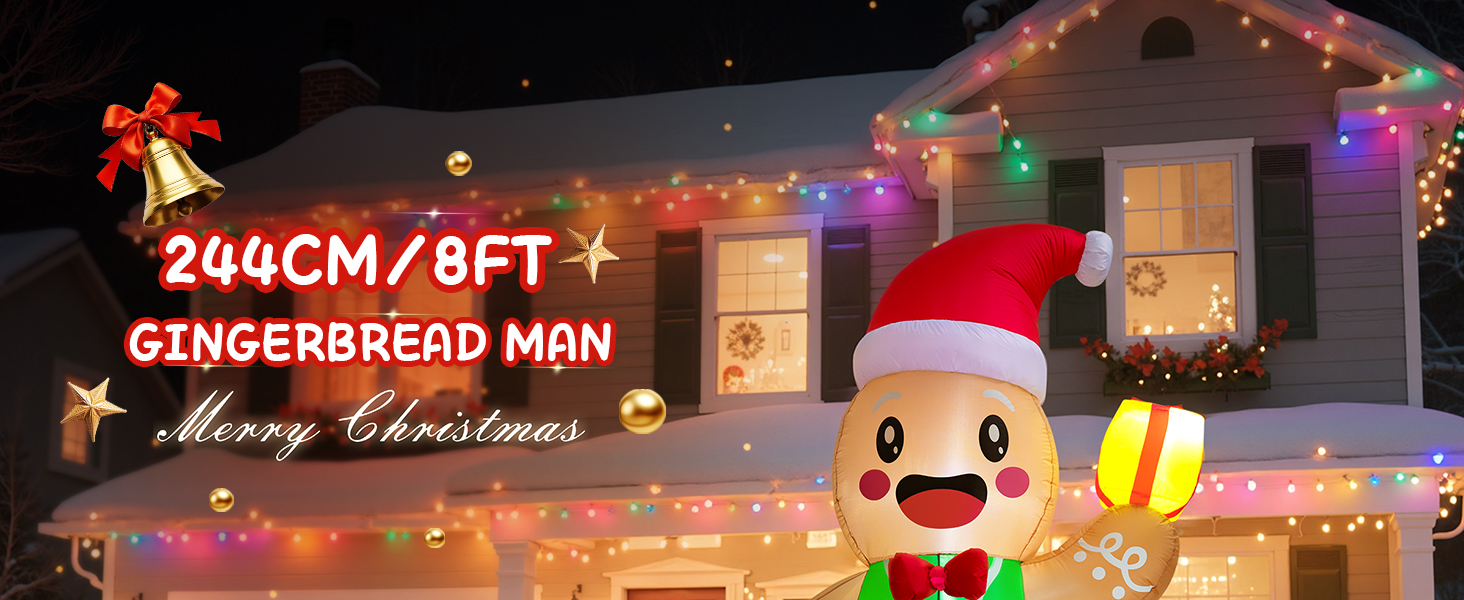 Text reads '244CM/8FT'. Indoor retail or entertainment space with colorful LED lighting displays and decorative elements.