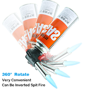 Gas Burner, 900°C To 1300°C, Flame Adjustable Butane Blow Torch