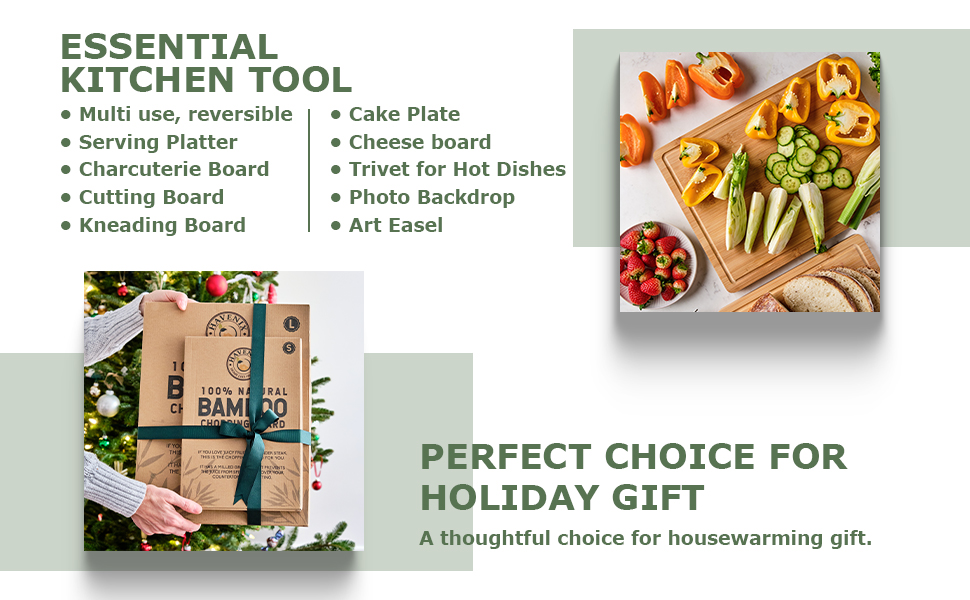 HAVENIX Wooden Chopping Board