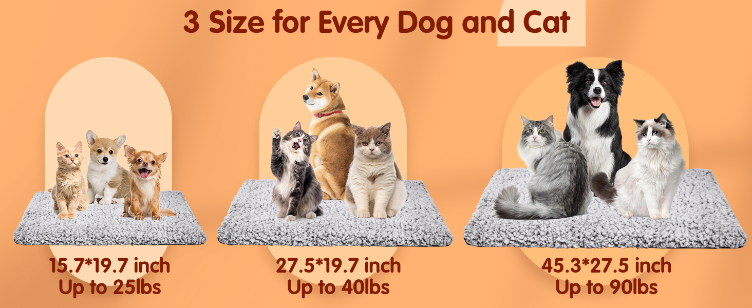 Nobleza pet crate bed mat pad 