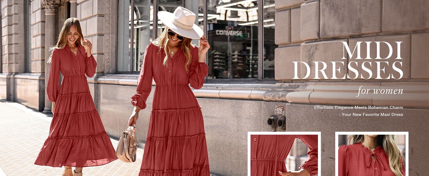 MASCOMODA women's dresses fall clothing sale boho outfits for women maternity photoshoot dress