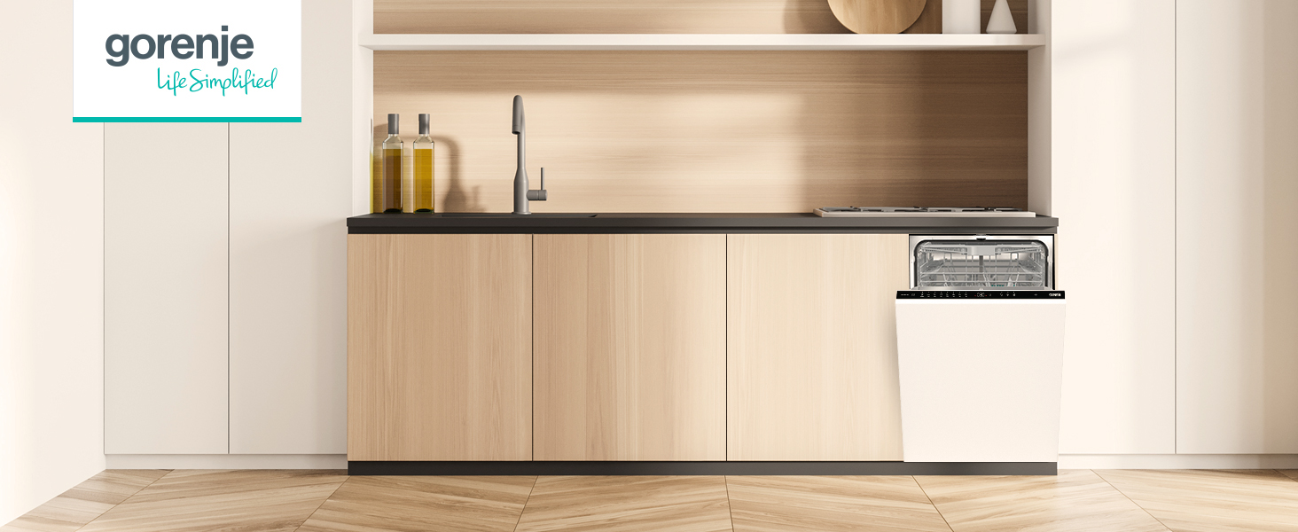 Masina de Spalat Vase Incorporabila Gorenje, 16 Seturi, 8 Program, Speed Wash, Clasa C, GV 660 C60 1 k