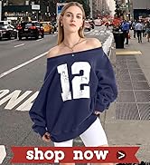 Hatant Off the Shoulder Sweatshirts Womens Oversized