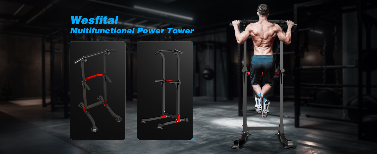 DlandHome Power Tower Dip Station