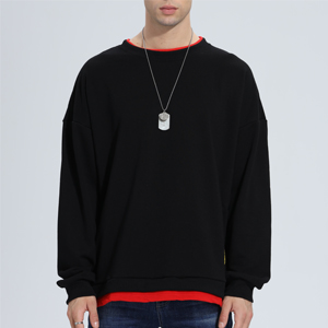 schwarzes Sweatshirt