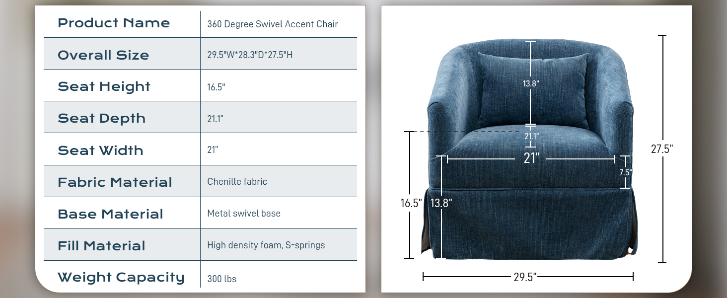 modern swivel chair