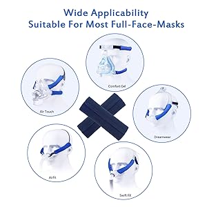 Compatible with Most Nasal Pillow, Full Face and Nasal CPAP Masks