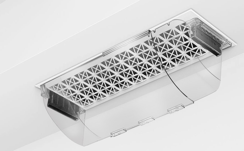 2 Pack Air & Heat Deflector for Vents, Sidewalls and Ceiling Registers